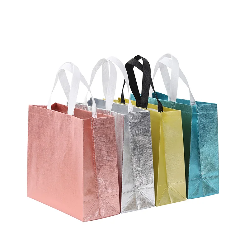 Custom Printed Large Size Reusable Non-woven Supermarket Grocery Packaging Eco Friendly Laminated Pp Woven Shopping Tote Bags