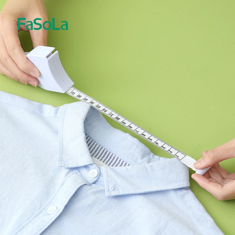 FaSoLa Automatic Retractable Body Measure Tape 60inch (150cm) Body Measurements Soft Measurement Tape with Lock Pin for Sewing