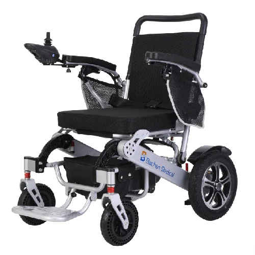 2023 Baichen Hot Selling Electric Wheelchair Folding Lightweight Aluminum Alloy Power Wheelchair For Disabled