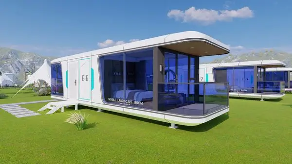 Space Capsule House Luxury Contemporary Mobile Container Home Prefabricated Tiny House