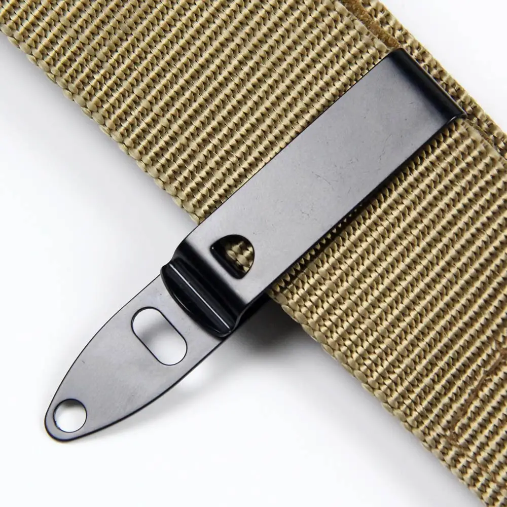Stainless Steel Grip Hook Belt Clip Loop With Mounting Hardware for IWB  Kydex Leather Hybrid Holster
