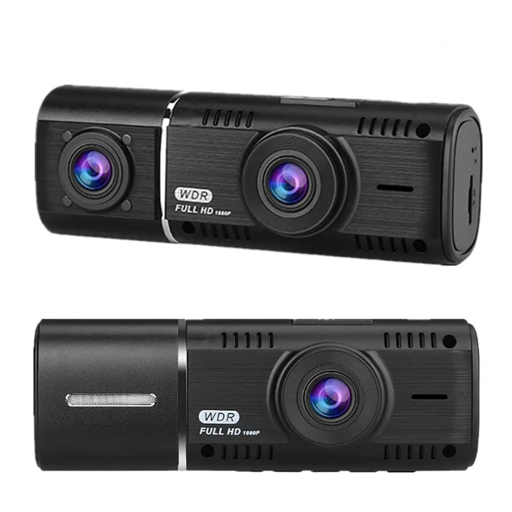  FHD 1080P Автомобильный видеорегистратор с двумя объективами 1 5 дюйма 140 градусов ночное