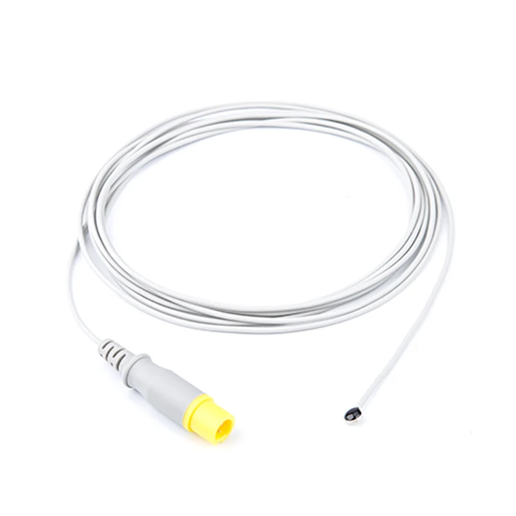Reusable Medical Pediatric Esophageal Rectal Mindray Temperature Probe Skin Temperature Probes