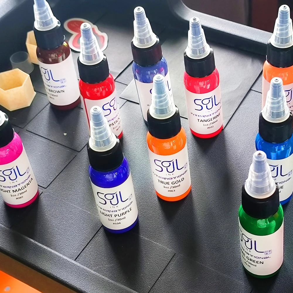 Soul ink High Quality Body Art Tattoo Ink Soul Ink Pigment-Available with Custom Options
