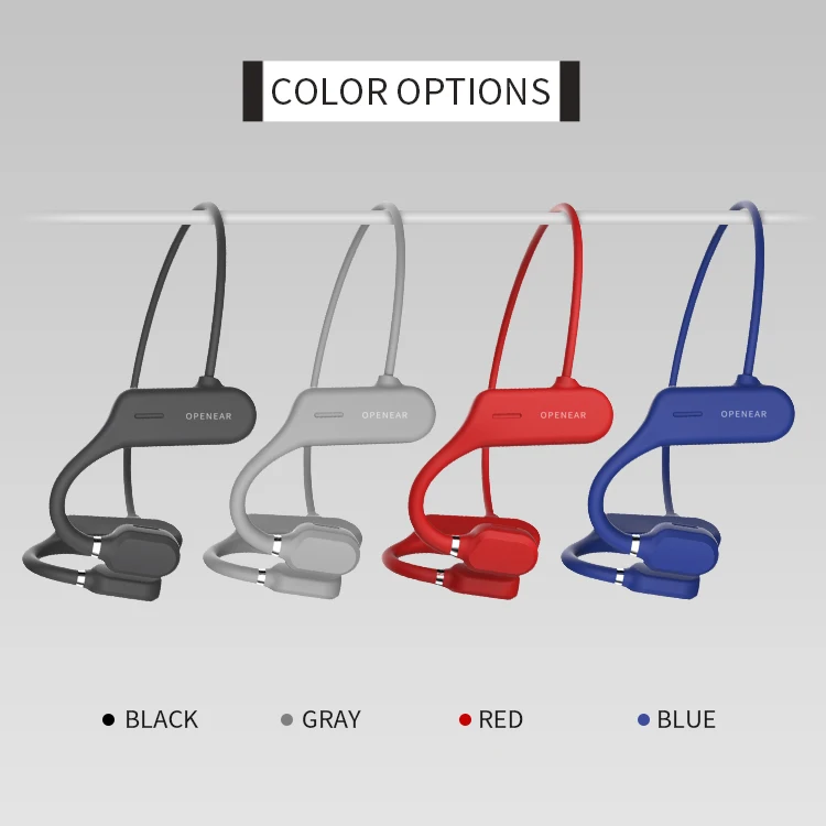 Opencomm stereo OpenMove Wireless open ear Bluetooth bone conduction headphone