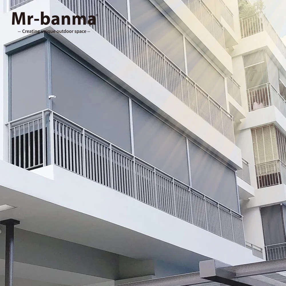 Weifang Factory Wholesale blackout coolaroo outdoor roller shade outdoor solar roller shades for garden