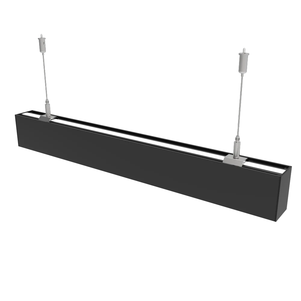 50mm * 75mm Pendant linear light LED strips Ideal for offices and exhibition spaces