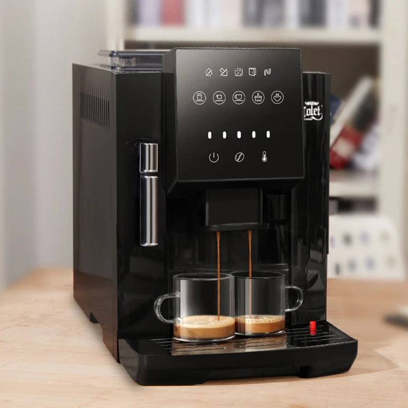 Italian household  bean to cup fully automatic espresso coffee maker machine with steam wand
