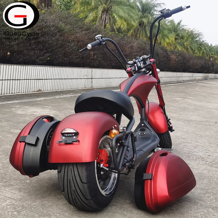 Бесплатная доставка европейские складские электрические скутеры Gaea M1 Citycoco с толстыми шинами 2000 Вт и литиевым аккумулятором 60 в 20