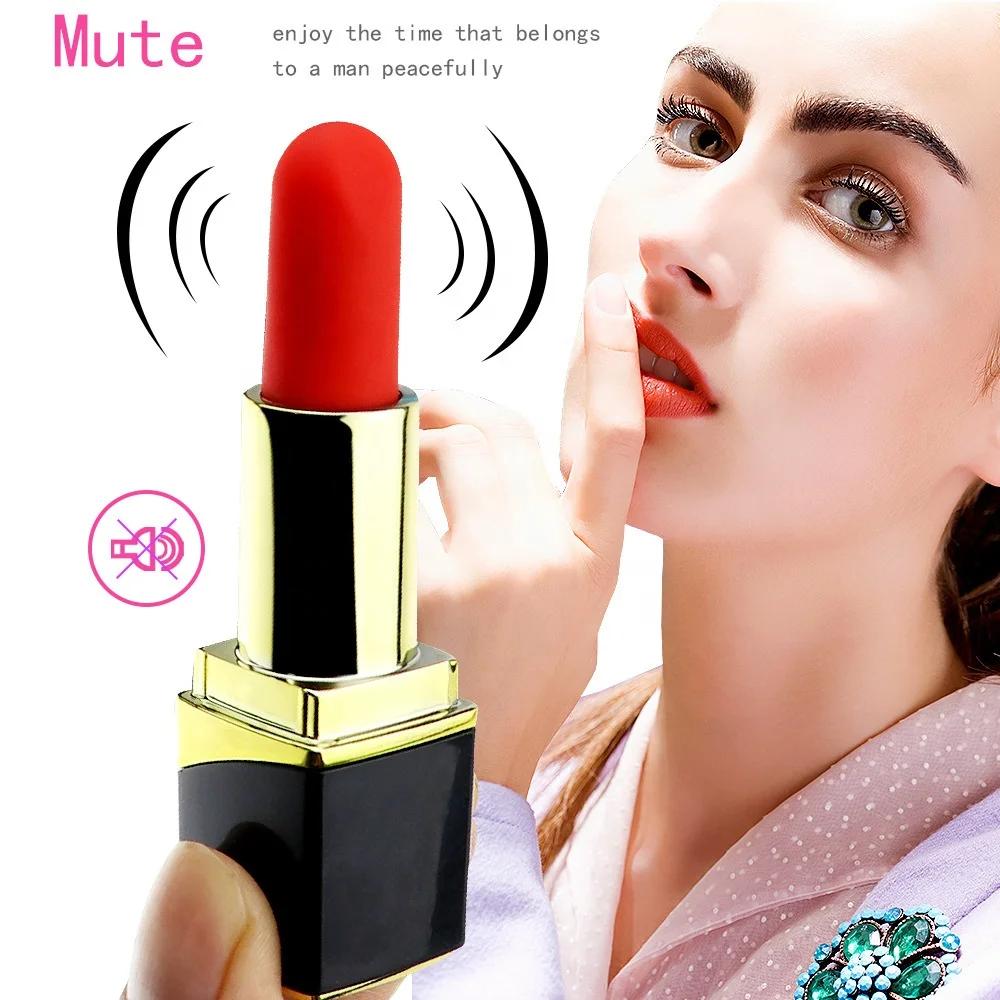 Soft Silicone Waterproof USB Charging Electric 10 Mode Vibrations Lipstick Sucking Vibrator Massager for women