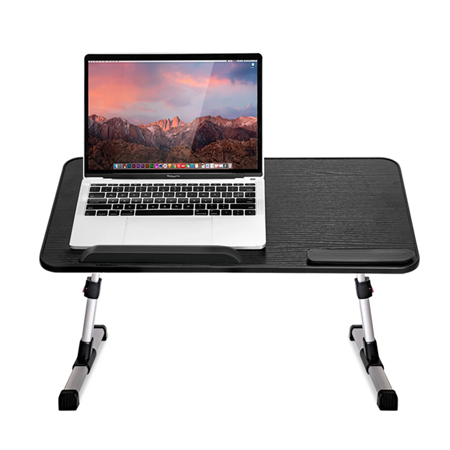 Amazon hotsale Factory laptop desk for table wooden tiltable adjustable metal legs folding home office computer table bed tray