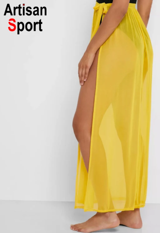 100% rayon Hawaiian women black maxi beach sarong Bali Playsuit Womens Swim Wear Bikini Cover Up Sheer Long Wrap Skirt Sarongs