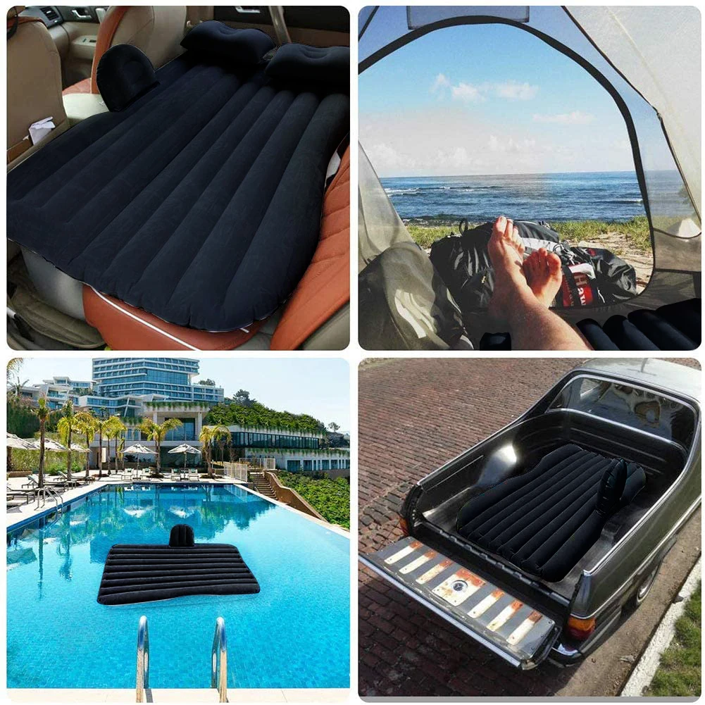 Inflatable Mattress Air Bed Sleep Rest Car SUV Travel Bed Universal Car Seat Bed Multi Functional for Outdoor Camping Beach