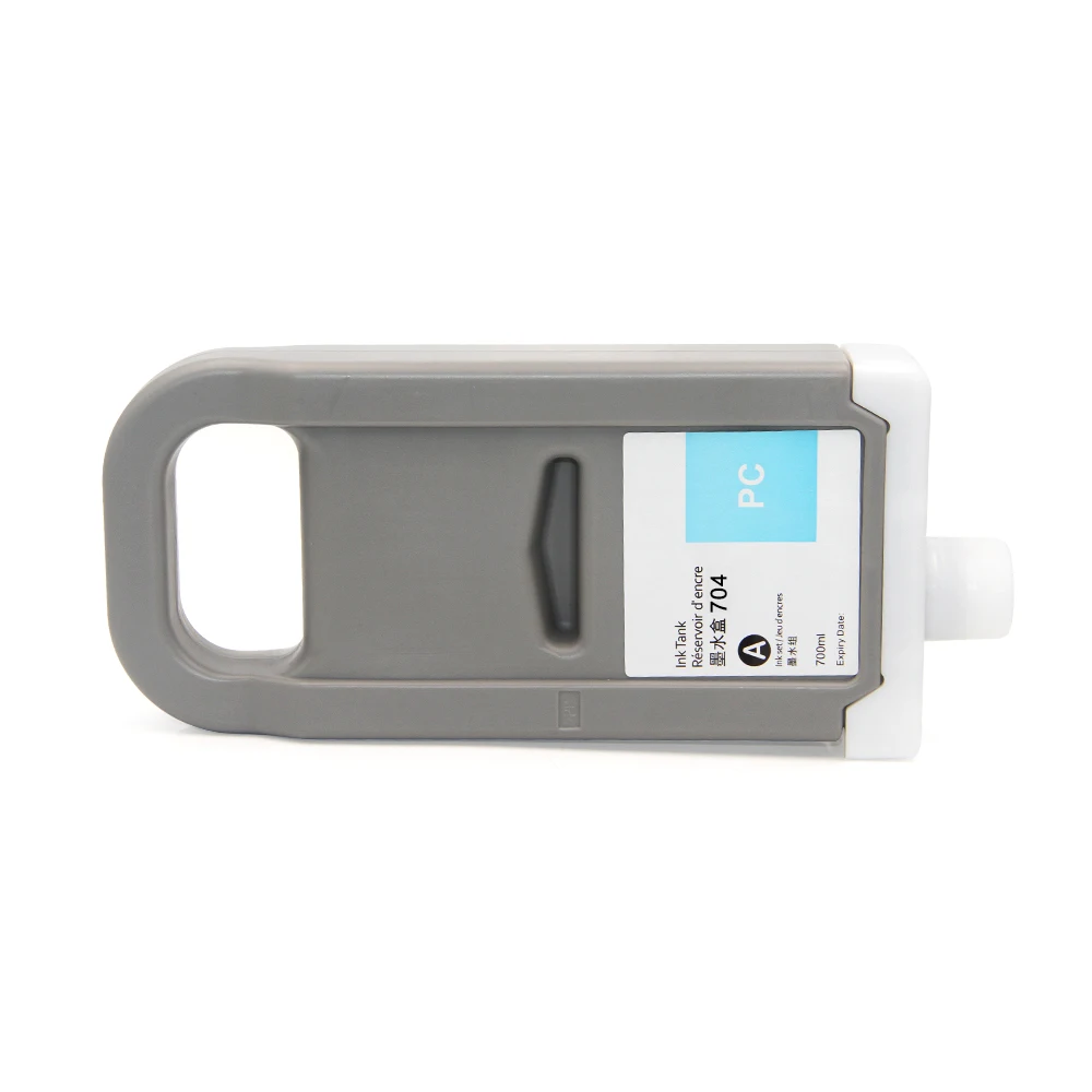700ML PFI 704 Compatible Ink Cartridge Full With Pigment Ink for Canon IPF 8300 8310 12 Colors
