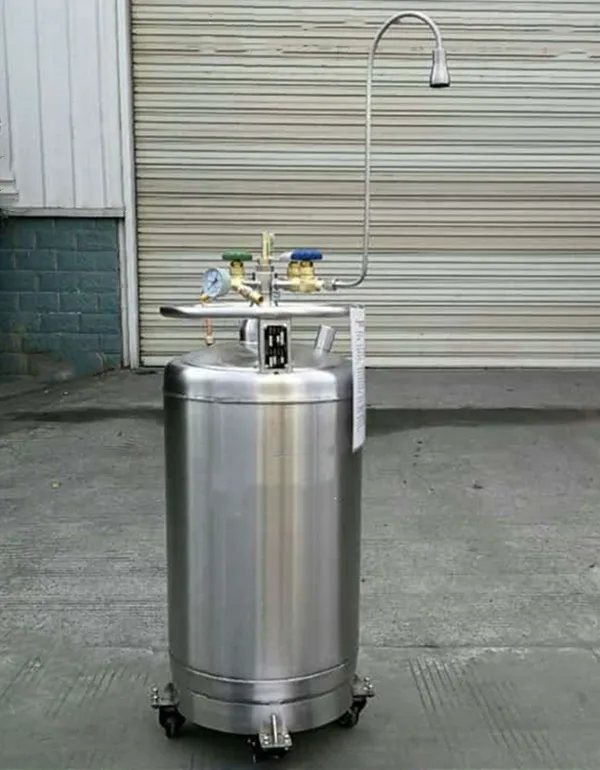 Self Pressurized Customized 40L YDZ40  Liquid Nitrogen Dewar/Container/Flask Tank