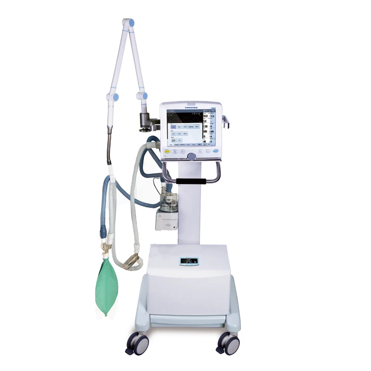 
Modern Latest Medical Hospital Clinic Surgery Equipment R55 Critical Care ICU Ventilator Machine 