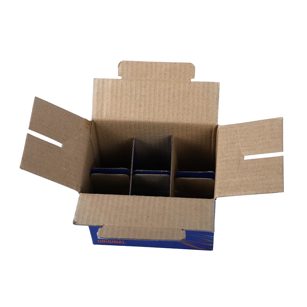 Cardboard Shipping 2/3/6/12 Bottle Wine Box Novel Design Golden Supplier Wine Glass With Box