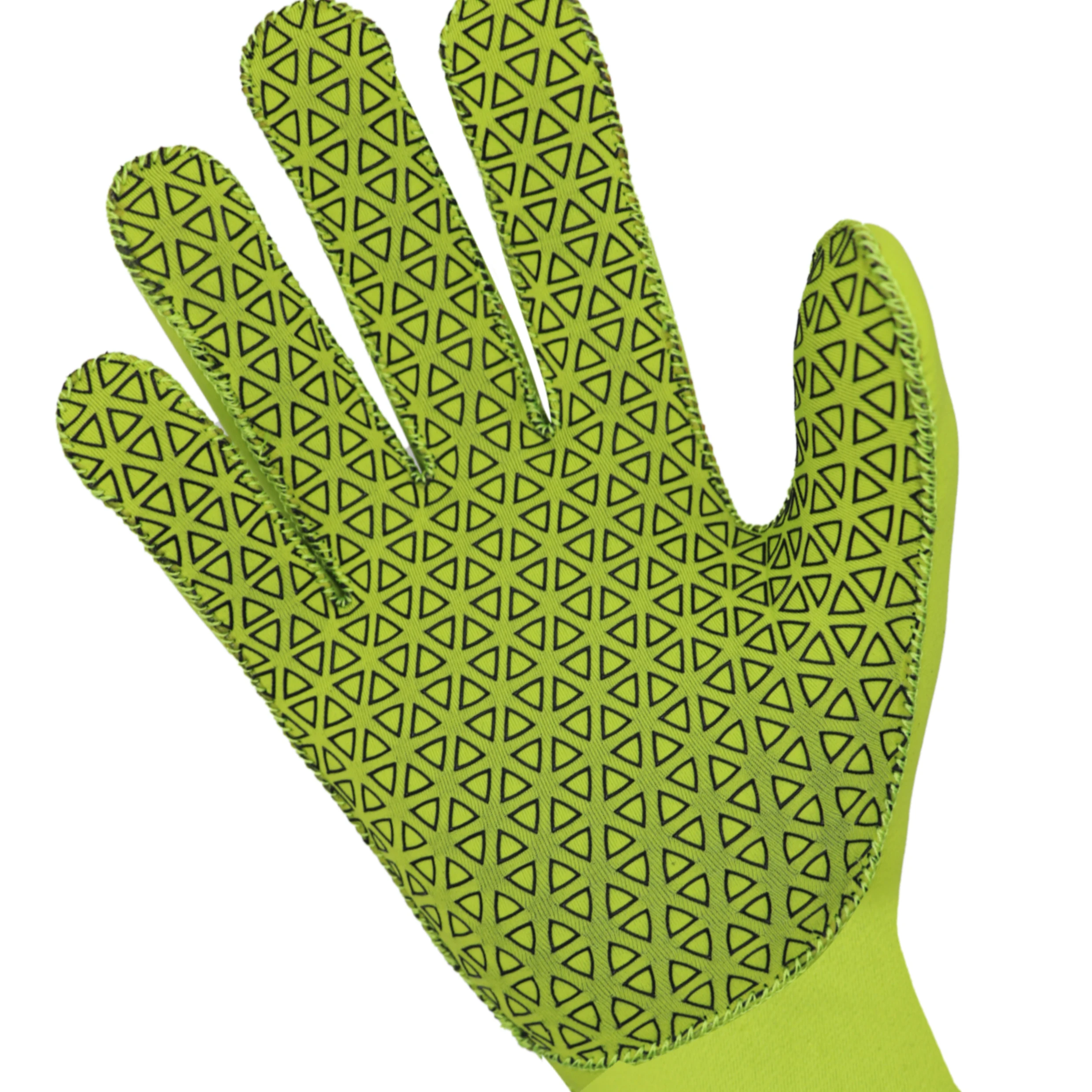 Chinese factory windproof Diving fabric outdoor sports cycling gloves with reflective sign