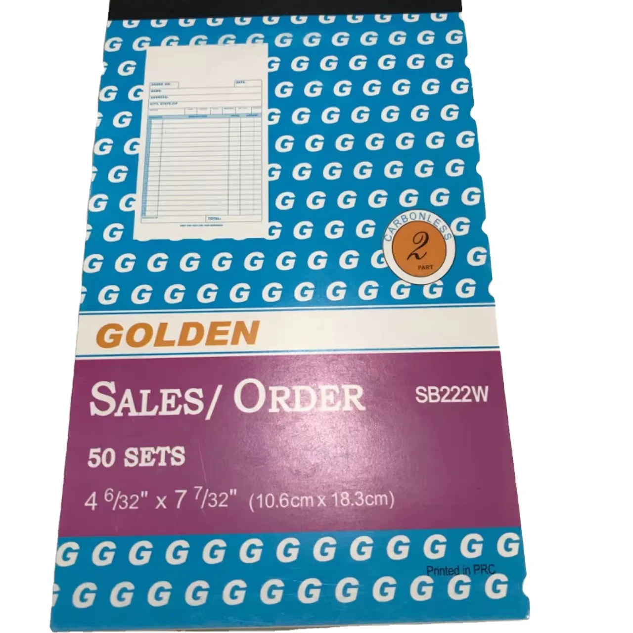 2024 fast selling sales book 2parts white yellow  carbonless petty cash book