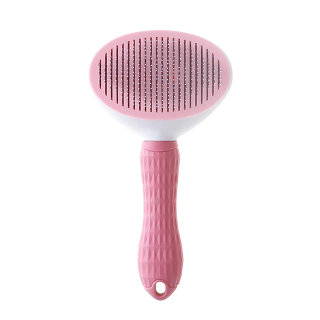 ELSPET Pet Hair Grooming Tool Massage Deshedding Dematting Pin And Bristle Brush Comb Set For All Breeds Dogs Cats