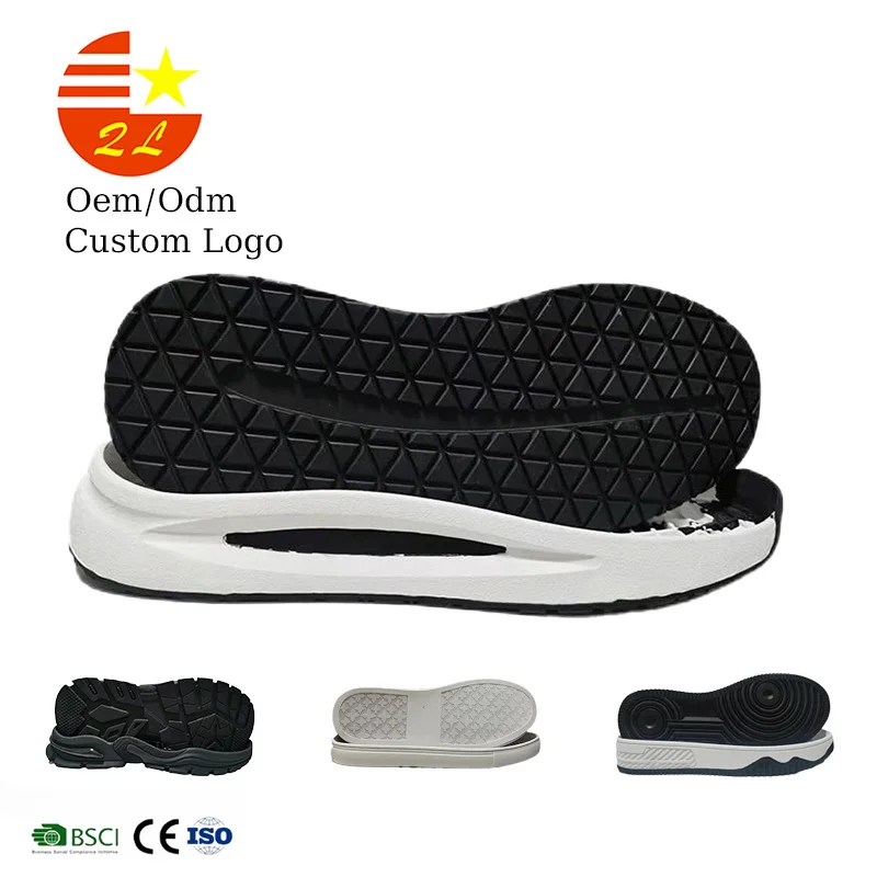 Factory Price La Suela Phylon Black Shoes Outdoor Sole Safety Customization Shoe Sole Design Casual Shoes Sole for Men