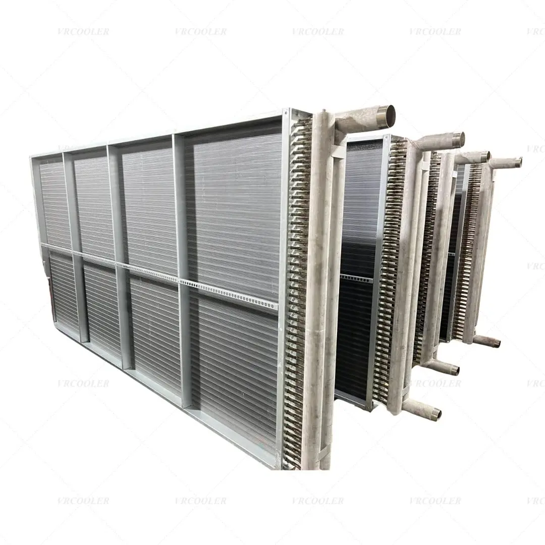 Stainless Steel Tube Aluminum Fin Co2 Condenser Stainless Steel Outdoor Wood Furnace Boiler Heat Exchanger