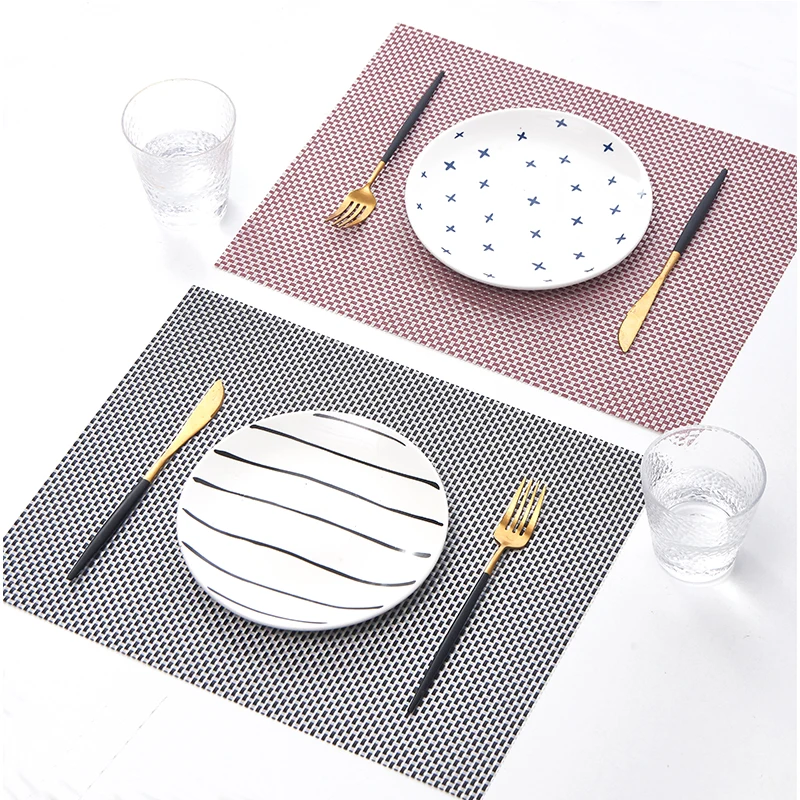 
Wholesale Customized Plastic Placement Table Mats For Dining Table 