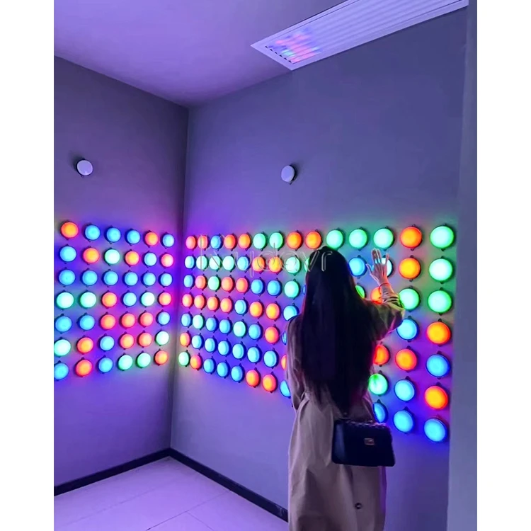 Commercial amusement park indoor active team building game room interactive push led activate game buttons