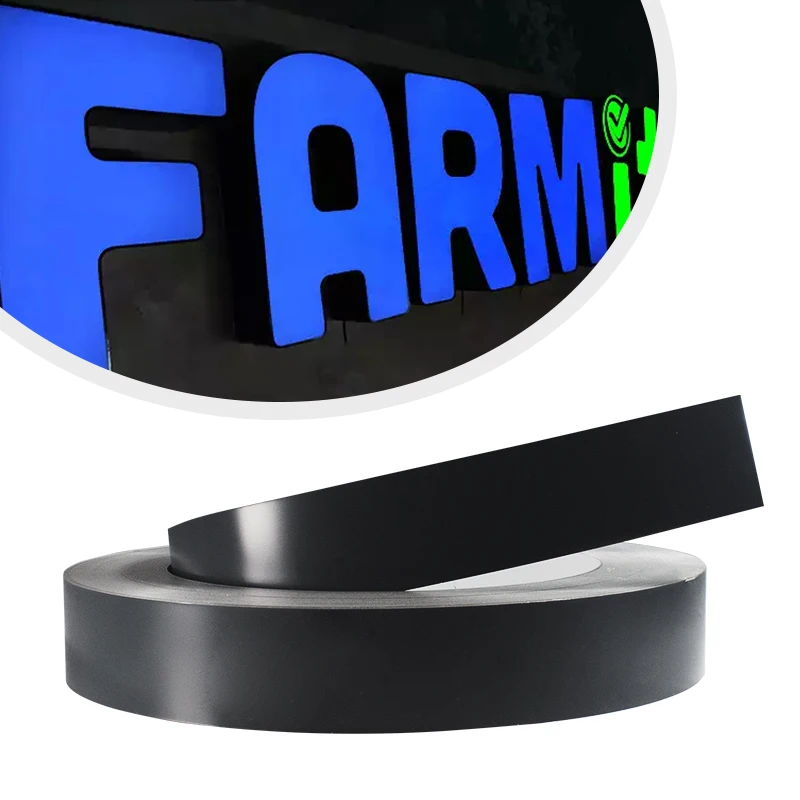 Black Led Aluminum Coils Sign Trim H18 H20 Aluminum Coil Coated Channel Letter Coil Roll