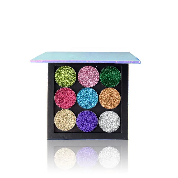 Eye Shadow Manufacturer Private Label No Logo 9 Color Eyeshadow Palettes