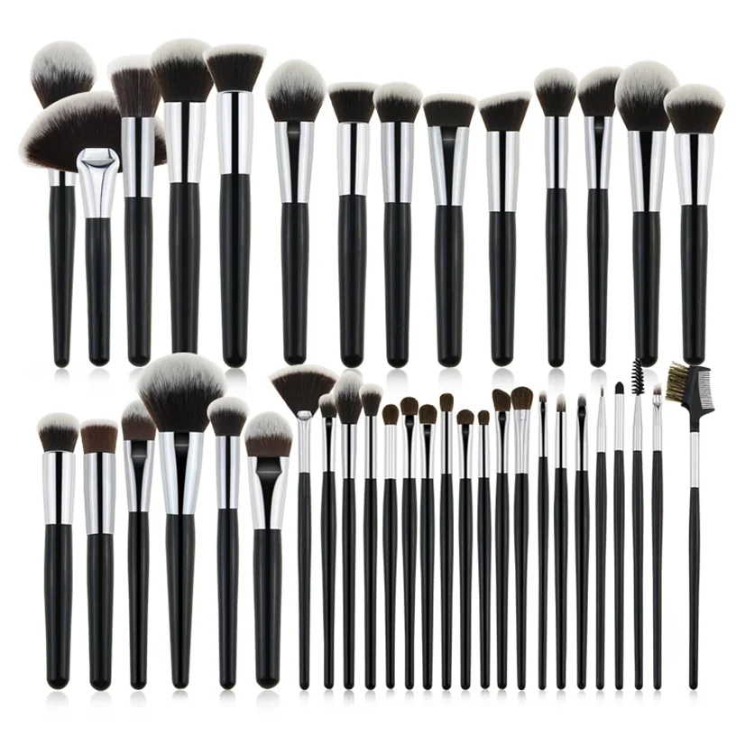 
ZNY 40pcs Beauty Brushes Makeup Cosmetics Kit Foundation Powder Blush Contour Make up Brush brochas de maquillaje profesional 