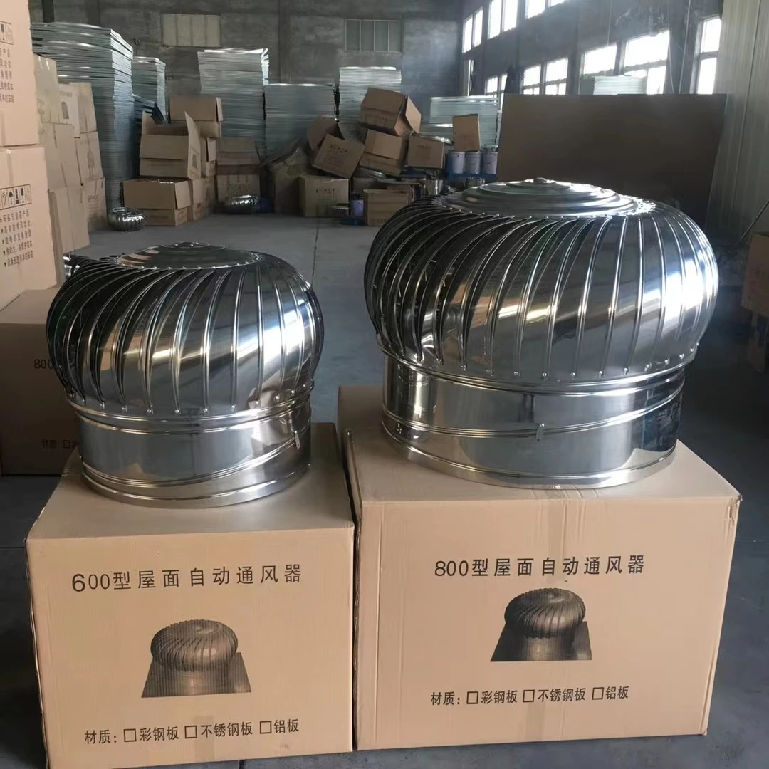 Energy Saving Roof Mounted Wind Driven Turbine Ventilator Roof Top Exhaust Fan For Warehouse Farm Factory