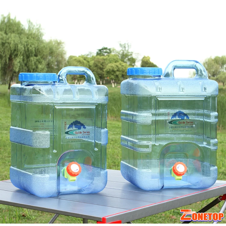 Eco-Friendly Plastic PC Material 10 Litre 15 l 20 Ltr Liter Drinking Mineral Water Jar With Handle And Tap