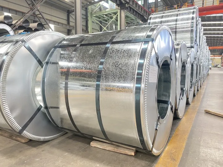 DX51D Cold Rolled GI Steel Coil 0.6mm 180-275g Galvanized Steel Coil Zinc Coated Hot Dipped Galvanized Steel Coils