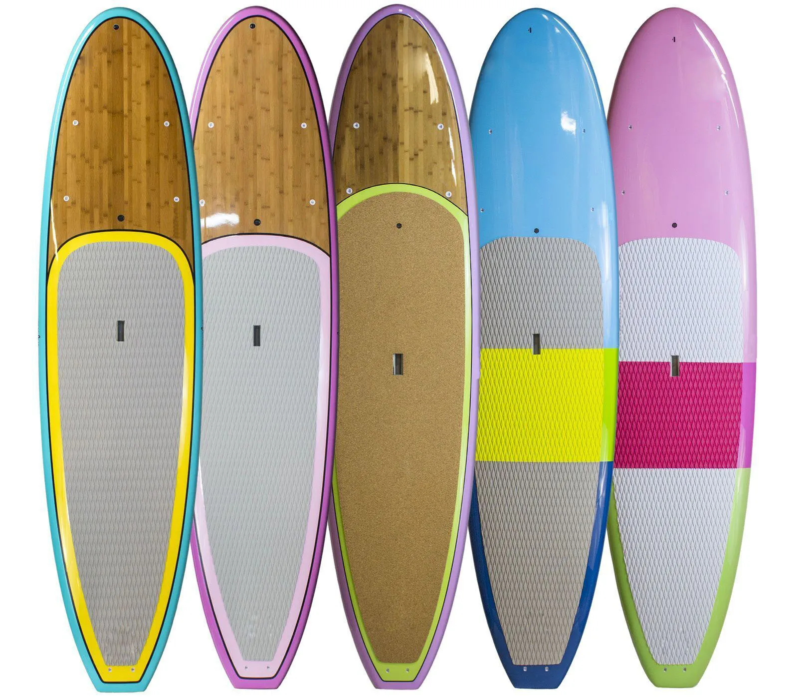 Popular Design colorful EPS Core Epoxy Wood Veneer SUP Stand Up Paddle Board
