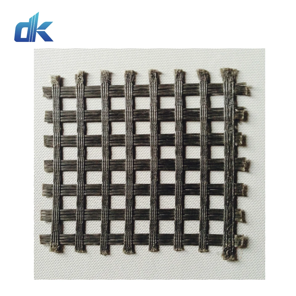 Dingkun 30KN/30KN Soil Reinforcement PET Geogrid