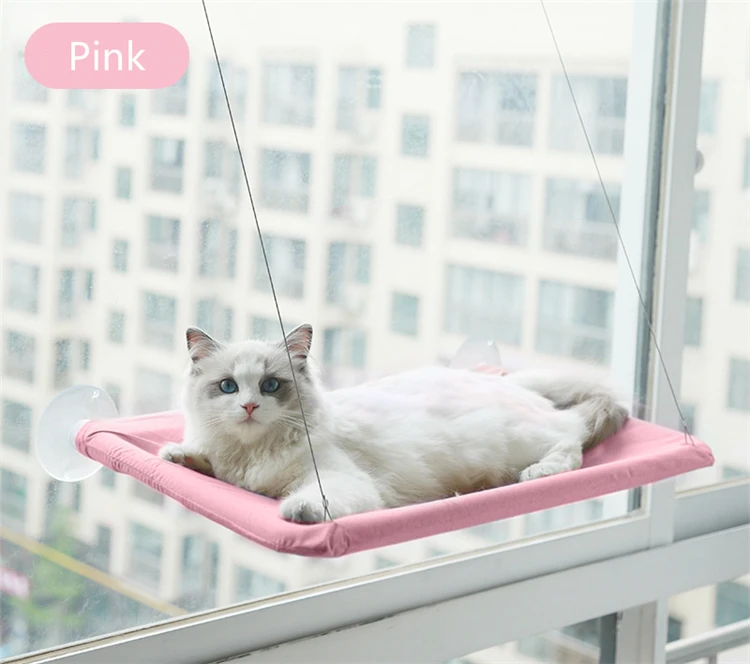 New Design Pet Cat Hammock Suction Cup Wall-Mounted Cat Window Hammock