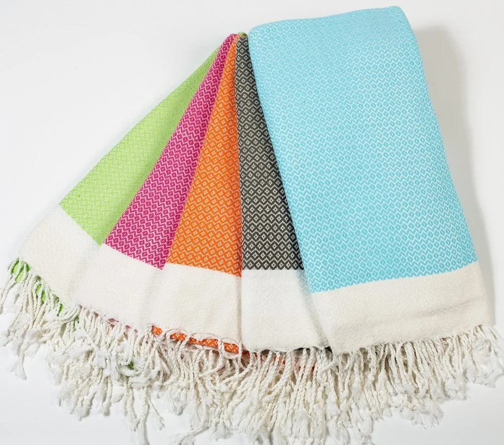Wholesale Ali Multi-Purpose Yarn Dyed Cotton Turkish Bath Beach Hammam Towel Peshtemal Blanket