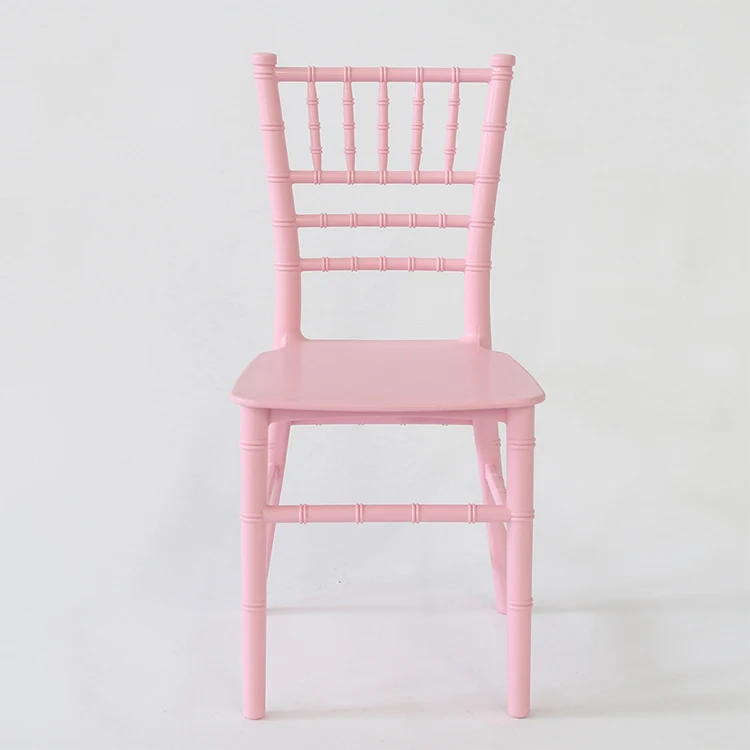 Wholesale High Quality Party Hotel Event Rental Outdoor Plastic Children Kids Tiffany Chiavari Chair