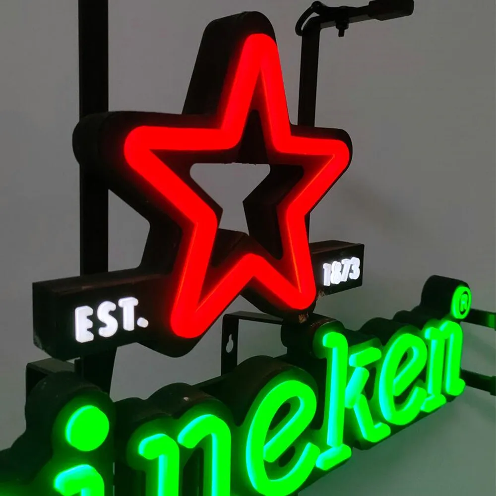 2023 Custom New Neon Light For Beverage Bottles Creative Styling Light Neon Led Sign