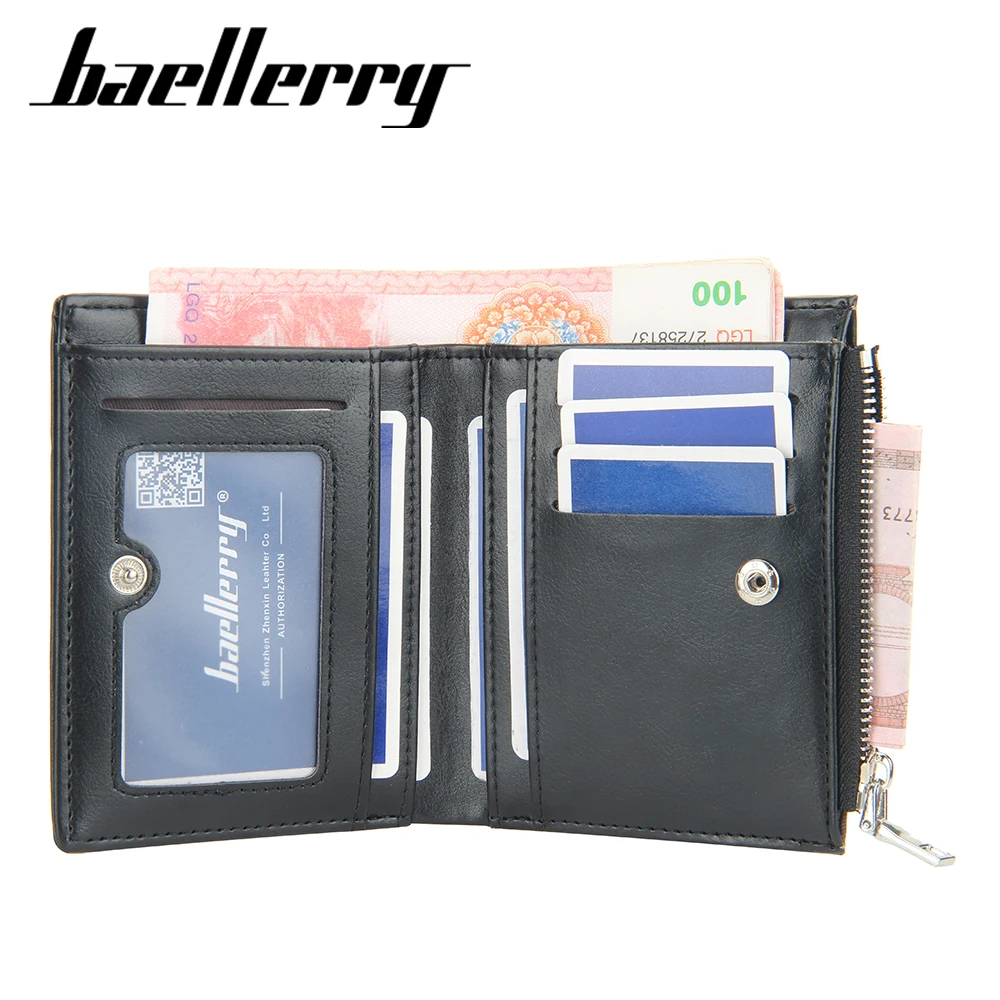 Male Small Portfolio Designer Famous Brand Short Men Wallet Coin Purse Carteras Man Wallet Bag Money Pocket Vallet