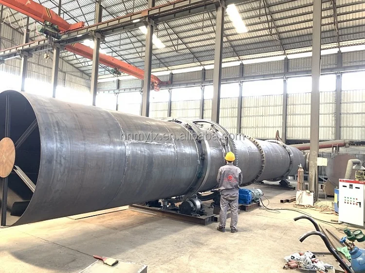 Industrial Rotary Drum Dryer Carbon Black Coal Ash Drier Machine for Drying Sawdust