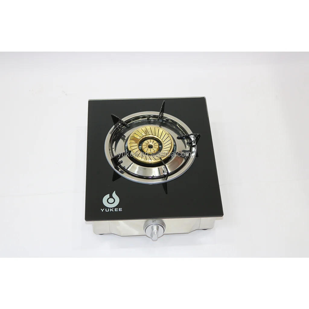 Kitchen Appliances Tempered Glass Top Stove Gas cooker Table Top Gas Stove 1 Burner Cooktops