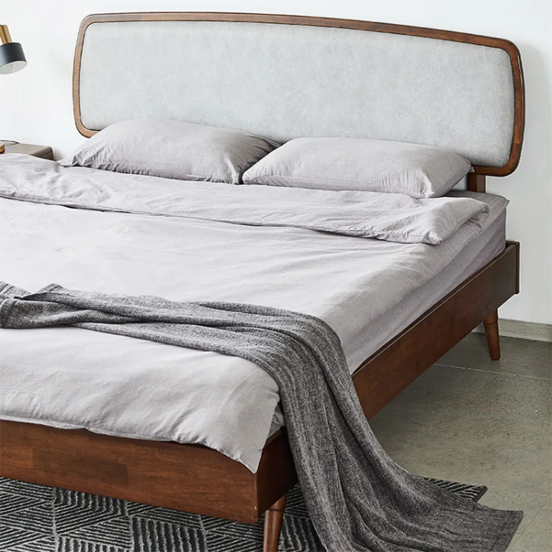 OEM modern Master Bedroom Furniture Set Luxury Suspended Bed Frame wooden Suspending Bed size for bedroom