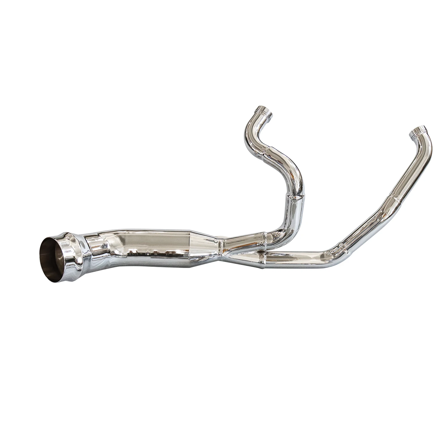 Выхлопная система 2 в 1 для Harley Davidson-серебристая