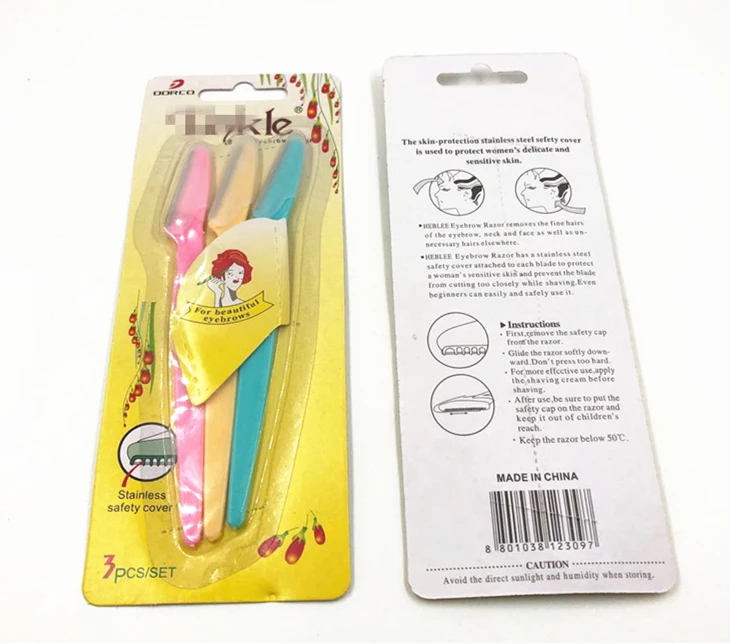 Multipurpose Exfoliating Dermaplaning Tool, Eyebrow Razor, and  Facial Razor with Precision Cover