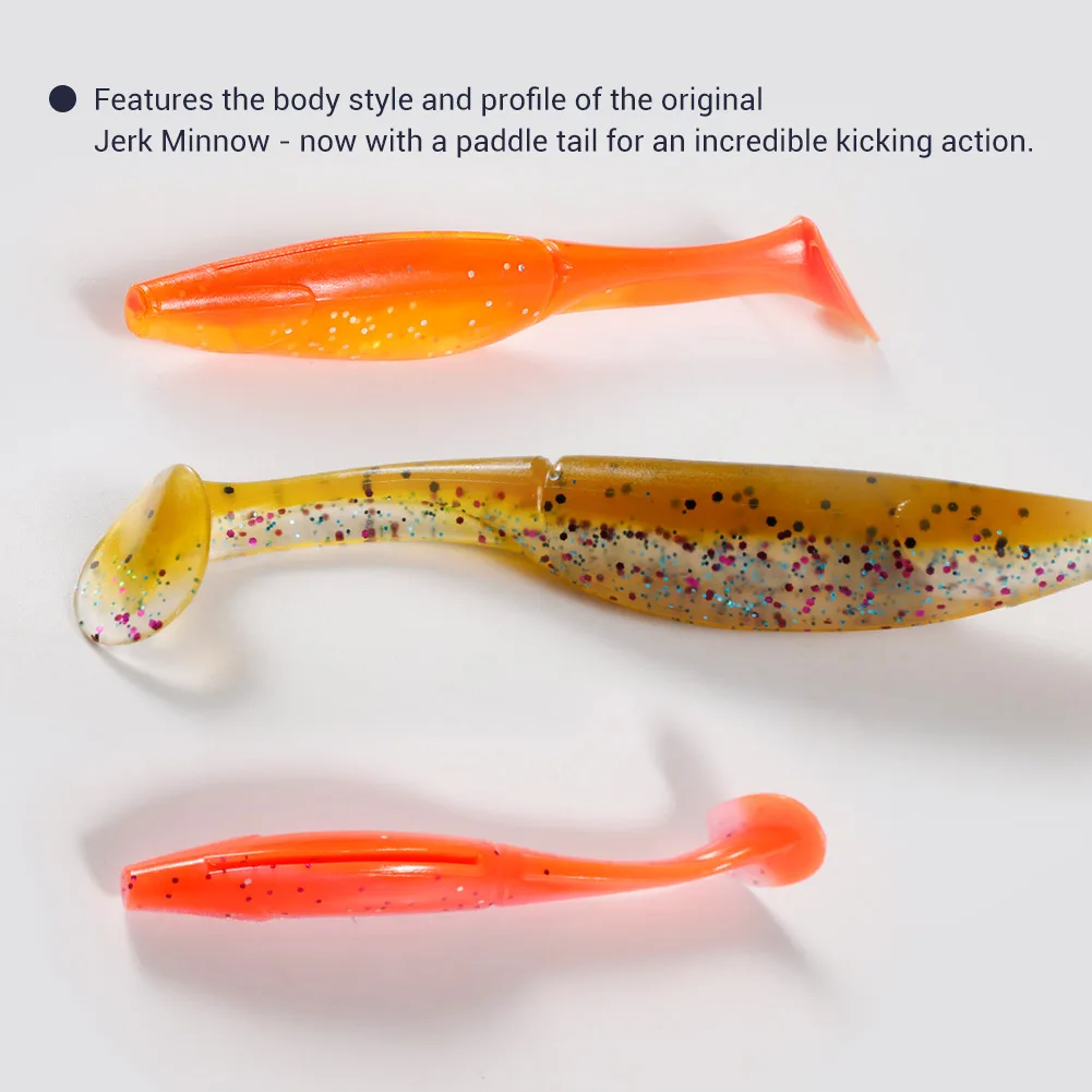 NOEBY soft plastic fishing lures bait 100mm 9g fishing paddle tail shad plastic soft lure