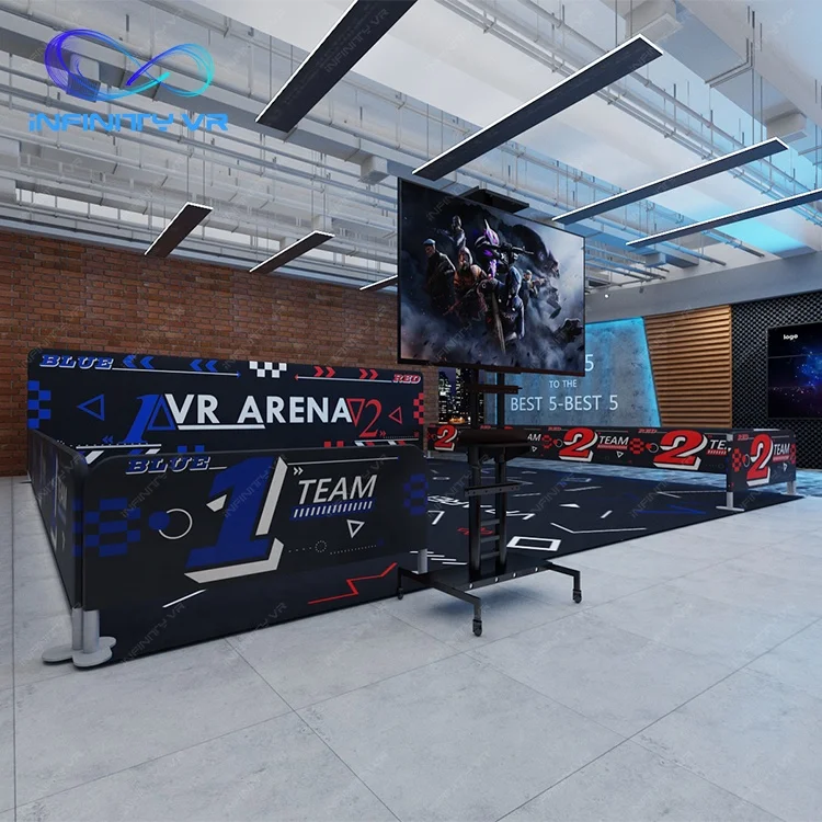 Infinity VR производитель 9d комната Бесплатная прогулка Vr Arena большой космос для взрослых симуляторы стрельба Арена многопользовательская свободно Битва