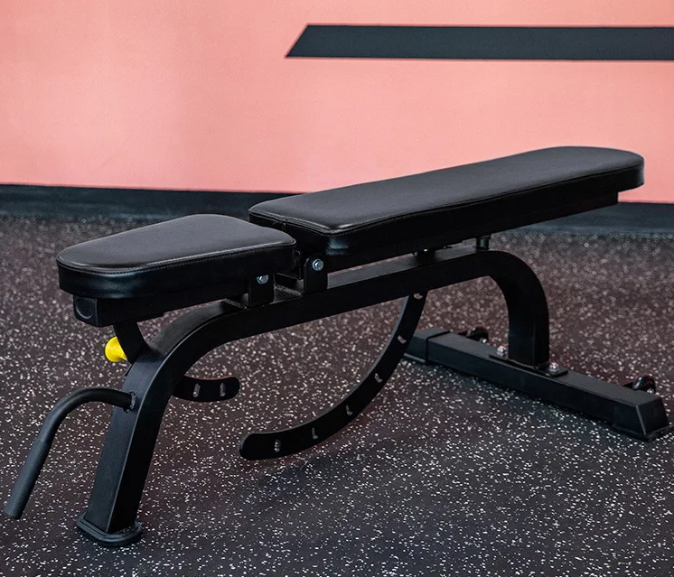 2021 New Wholesale Multifunctional Gym Barbell Bench Adjustable Weight Lifting Workout Home Foldable Bench Home Gym Equipment