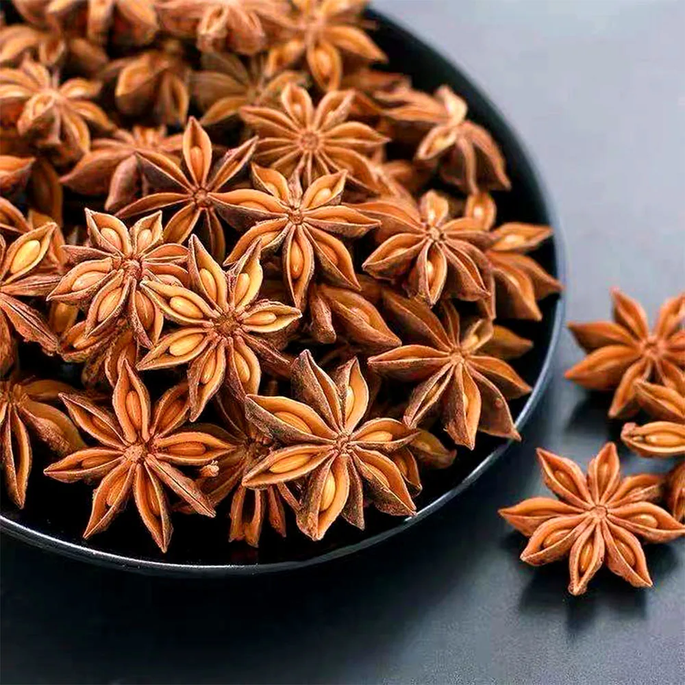 Dry aniseed chinese star anise stem  star spice price anise  organic verum Dried Star Anise moq 100kg anis Autumn